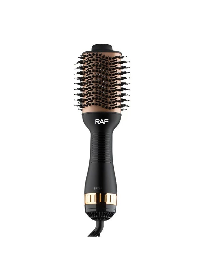 آر إيه أف مجفف شعر كهربائي مزدوج الاستخدام لتصفيف الشعر المستقيم 3 في 1 بمشط هواء ساخن ومكواة تجعيد الشعر الأوتوماتيكية 3 في 1 - Image 4