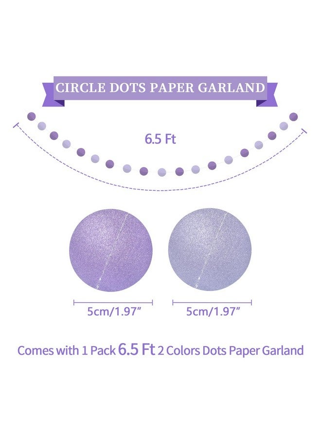 LITAUS Purple Birthday Decorations Kit - 16-Piece Set with Pre-Strung Happy Birthday Banner, Honeycomb Balls, Garland & Swirls | Purple Theme Party Supplies for Women Girls Kids, Teens Adults - Image 3