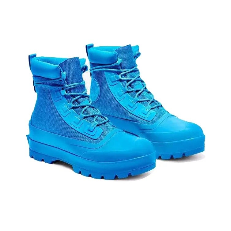Converse x AMBUSH Ctas Duck Boot - Abrasion Resistant, Lightweight, High-Top Canvas Shoes in Blue - Image 4