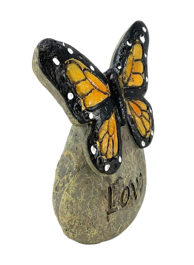 Gerson Spring Butterfly Messages on Stone Decorative Figurines - Set of 3 - Image 5