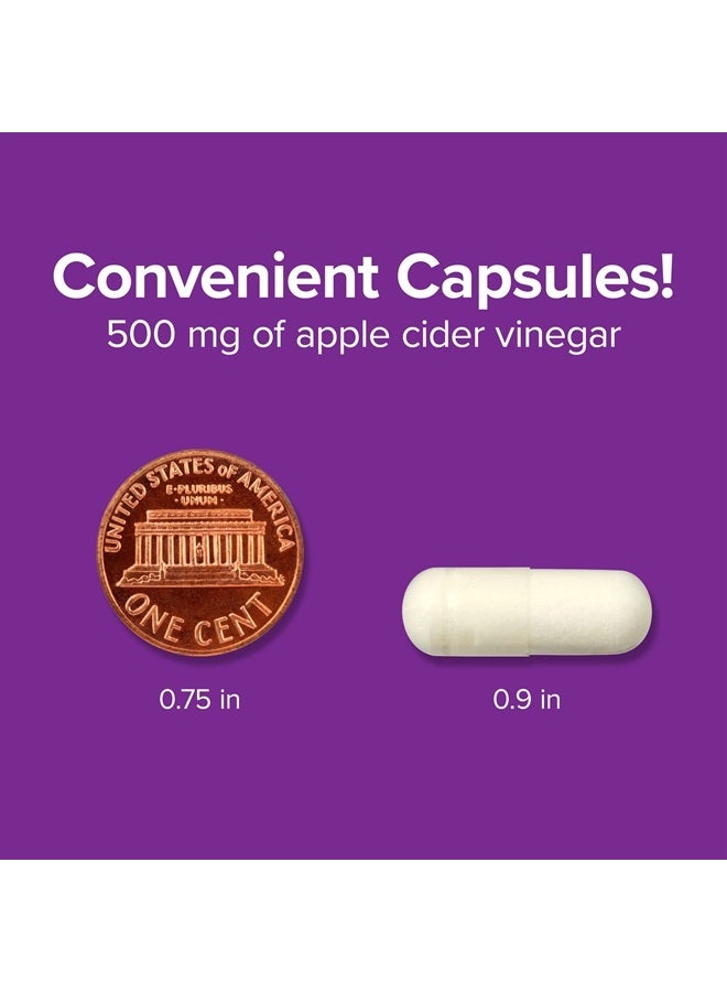 Webber naturals Apple Cider Vinegar Capsules with The Mother, 1,500 mg per Serving, High Potency, 240 Capsules, Natural Digestion Support, Non-GMO, Gluten, Dairy & Sugar Free - Image 5