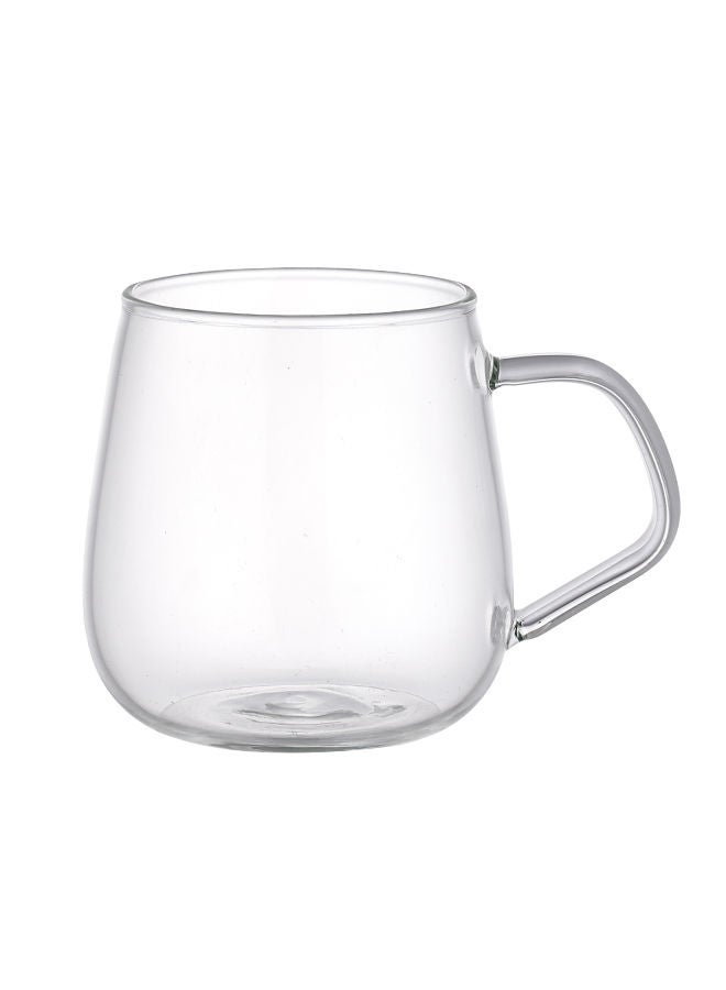 REEM 2-Piece Borosilicate Glass Cup 200ML Clear - Image 2