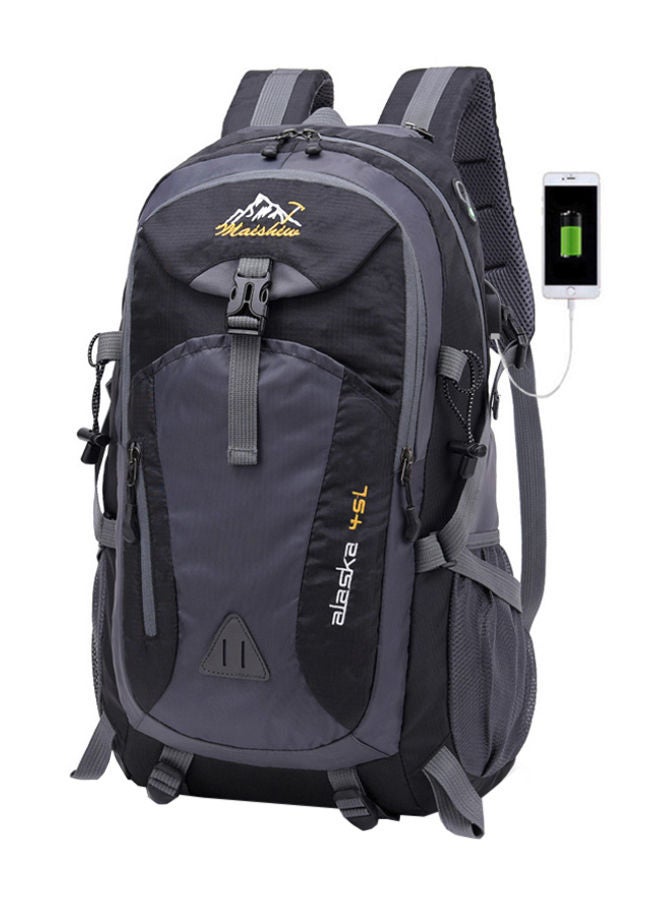 NIBEMINENT High Grade Waterproof Mountaineering Backpack Black  - Image 1