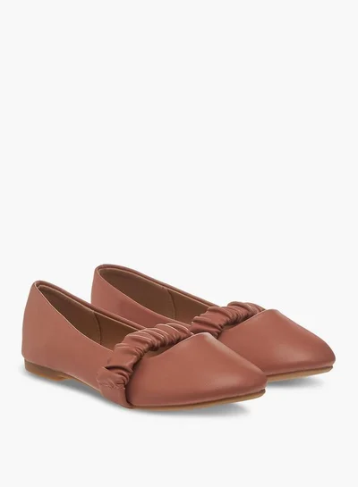 Flora Bella By Shoexpress Flora Bella Solid Slip-On Ballerina Shoes