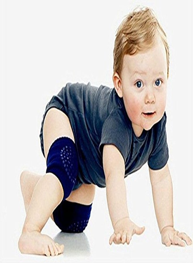 Gugzy® Toddlers Knee pads, Anti-Slip Elbow KneePads Crawling Safety Protector Compression Sleeve Leg Warmer (Red + Navy + Blue, 3) - Image 2