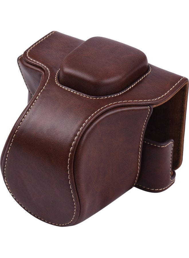نيبمينينت حقيبة كاميرا كلاسيكية مع حزام كتف لسيارة فوجي فيلم XT100 بني - Image 1