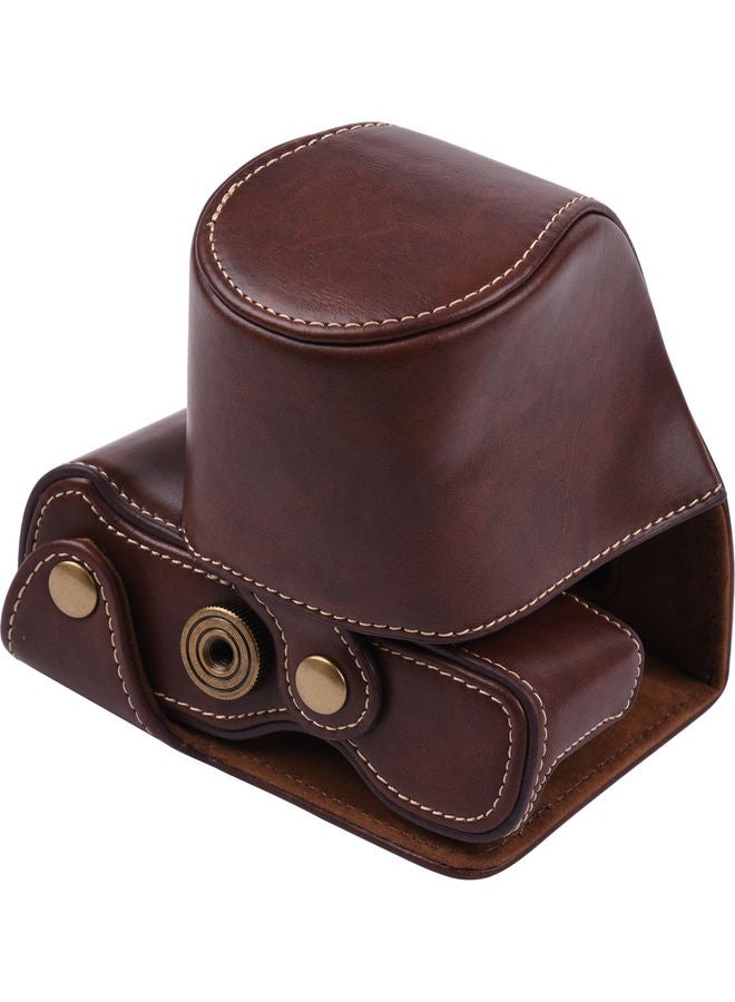 نيبمينينت حقيبة كاميرا كلاسيكية مع حزام كتف لسيارة فوجي فيلم XT100 بني - Image 5