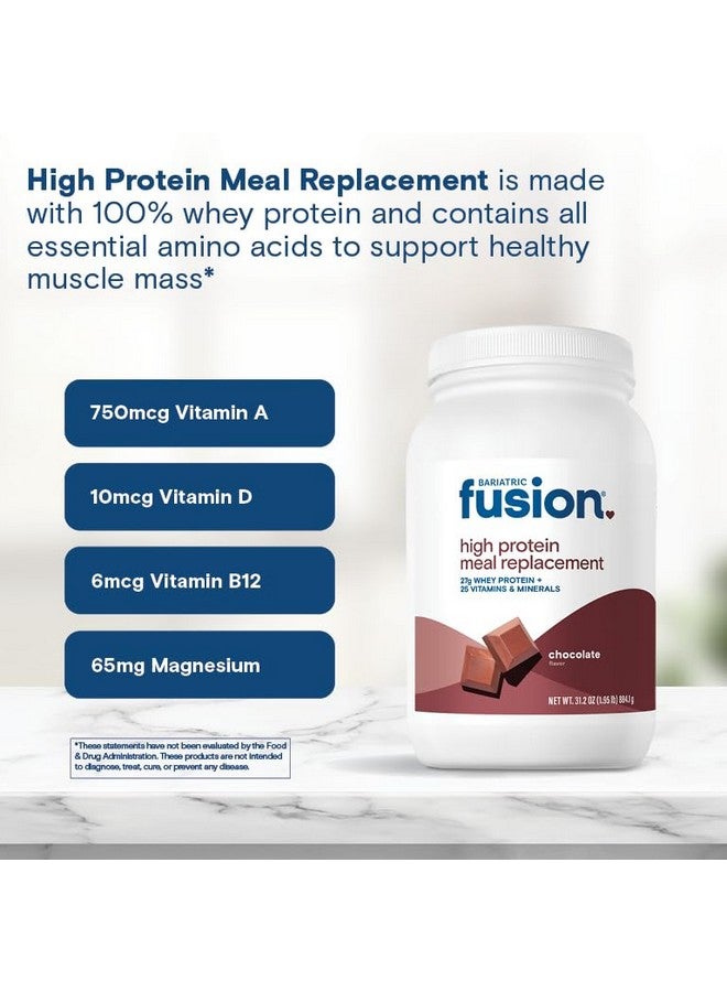 Bariatric Fusion Chocolate High Protein Meal Replacement Shake | 27g Whey Isolate Bariatric Protein Powder | Lactose Free Whey Protein Powder | Gluten and Sugar Free | 21 Servings - Image 4