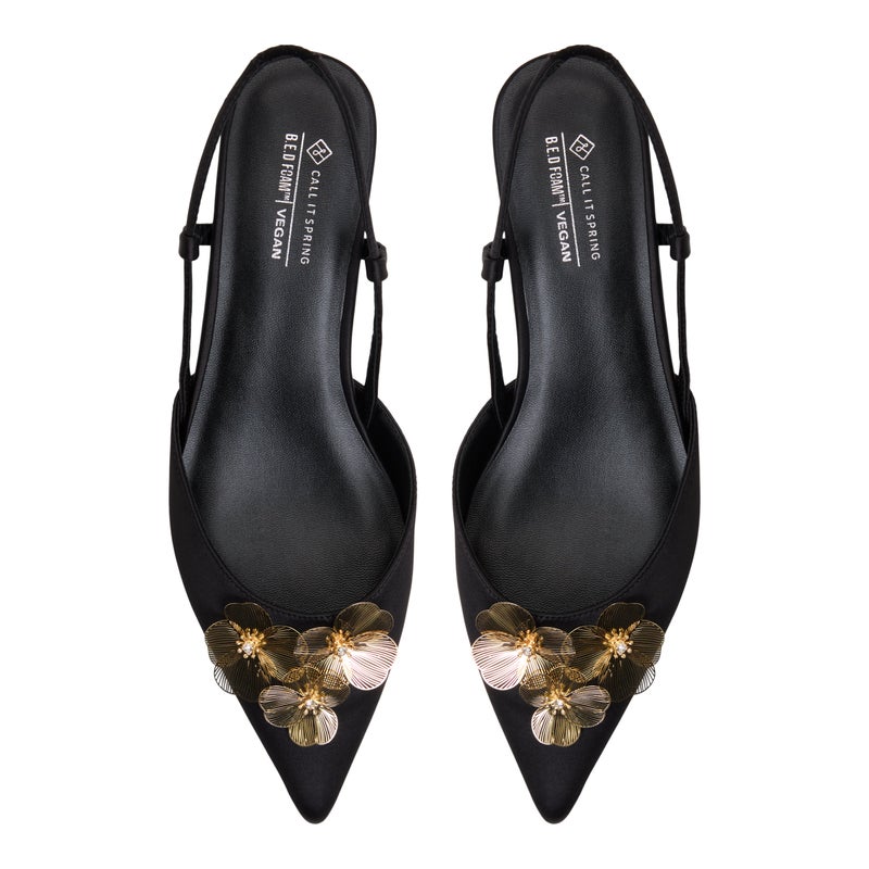 كول ات سبرنج حذاء بكعب منخفض بحزام للكاحل ومقدمة مدببة - Image 5