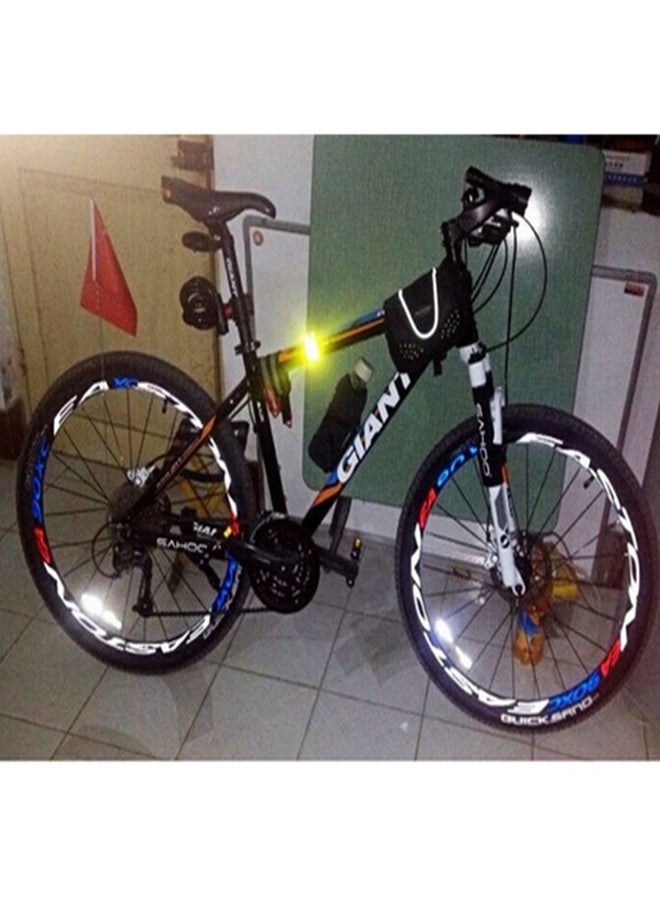 HMANE 4Pcs Bike Stickers Bicycle Wheel Rims Light Safety Reflective Stickers Decal - Image 4