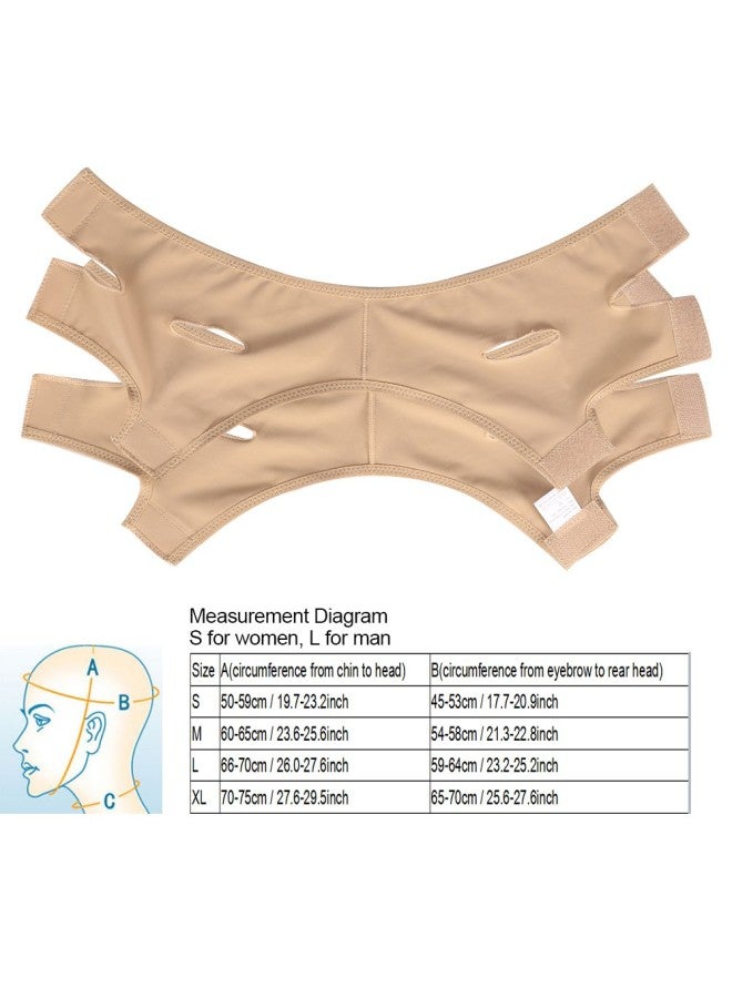klarako Face Slimming Belt, Facial Cheek V Shape Lift Up Thin Mask Strap Face Line Anti Wrinkle Beauty Tool Double Chin Reduce Bandage for Woman Man(L) - Image 3