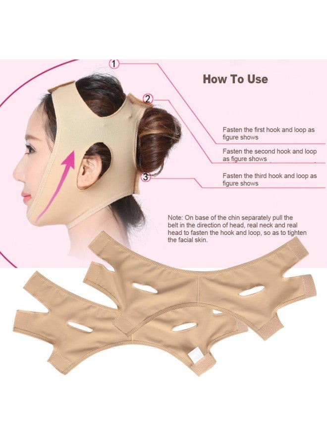 klarako Face Slimming Belt, Facial Cheek V Shape Lift Up Thin Mask Strap Face Line Anti Wrinkle Beauty Tool Double Chin Reduce Bandage for Woman Man(L) - Image 2