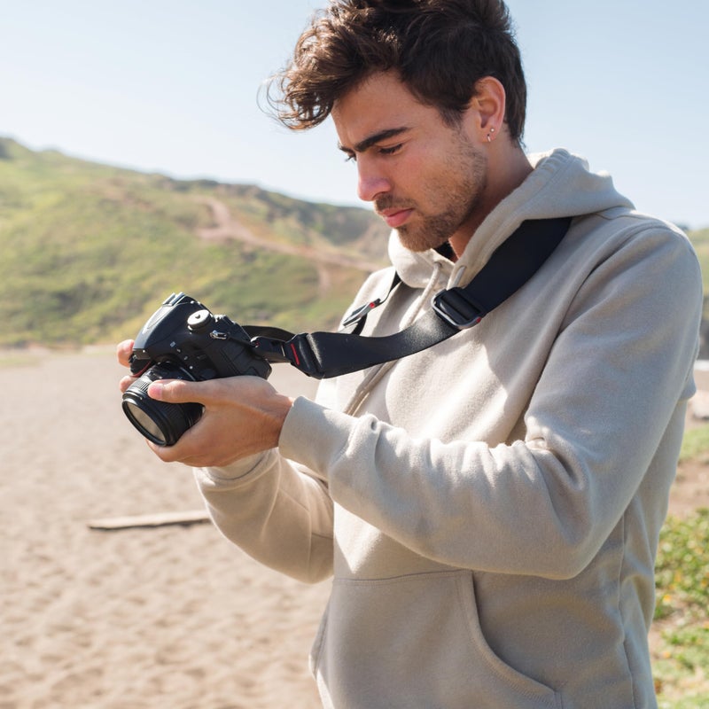 Peak Design Slide Camera Strap, Black, Configurable as a Sling, Neck or Shoulder Strap, Quick Release and Connection, Smooth and Grippy Side, Camera Straps for Photographers, 200 lb Capacity - Image 5