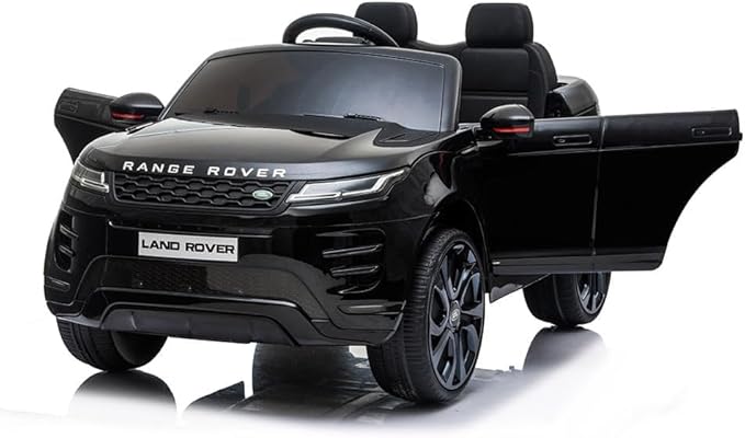 Range Rover Range-Rover 12V Electric Ride-On Car for Kids | Ages 3–8 | Parental Remote Control | MP3 & USB Music Player – Luxury Ride with Rechargeable Battery Black - Image 2
