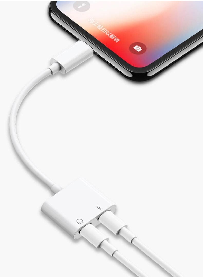 Generic - Adapter iPhone With Charger Port And Headphone Port Lightning Lightning - Image 1