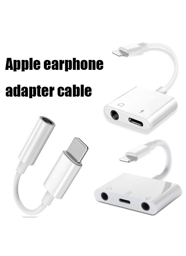 Generic - Adapter iPhone With Charger Port And Headphone Port Lightning Lightning - Image 1