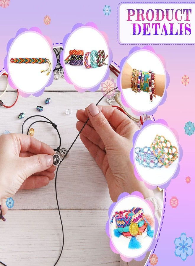 Kenning 70 Rolls Nylon String for Bracelets 70 Colors Chinese Knotting Cord 0.8mm Nylon Trim Cord Beading String Thread for Kumihimo Jewelry Making Friendship Necklace Macrame DIY Craft, 1540 Yards Total - Image 3