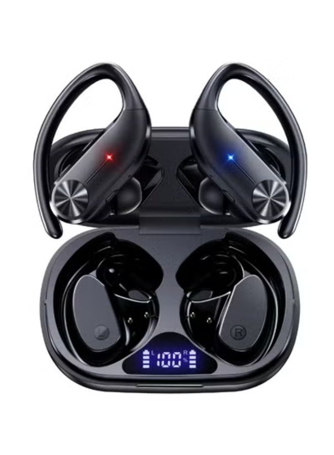 EXCLIFE Multifunctional smart translation ear-hook wireless Bluetooth headset - Image 1
