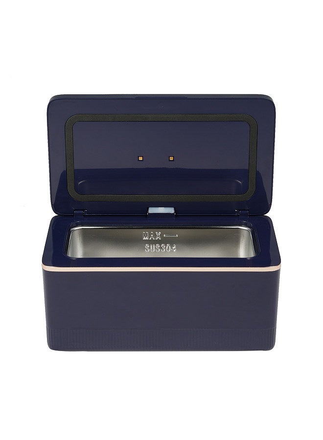 Ultrasonic Jewelry Cleaner 600ML UV Household Ultrasonic Cleaner 43KHz Portable Ultrasound Cleaner Machine with 2 Modes for Cleaning Jewelry Eyeglasses Watch Ring Coin Necklace  - Image 3