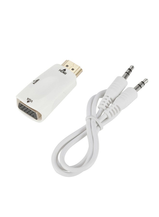 Direct Hdmi To Vga 3.5 Audio High Definition Transmission Set Top Box Laptop Computer Video Converter-Number Of Interfaces:Black Male Mother Bag  - Image 5