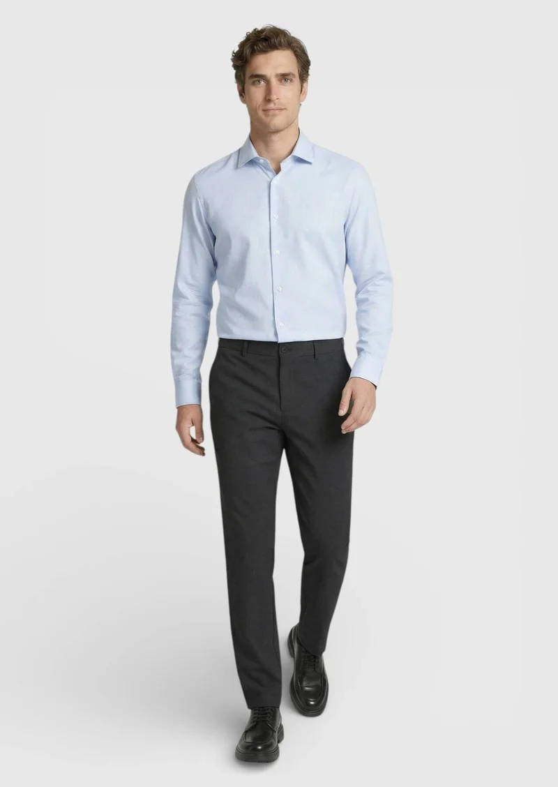 RAMSEY Hard Coal Weaving Casual Trousers