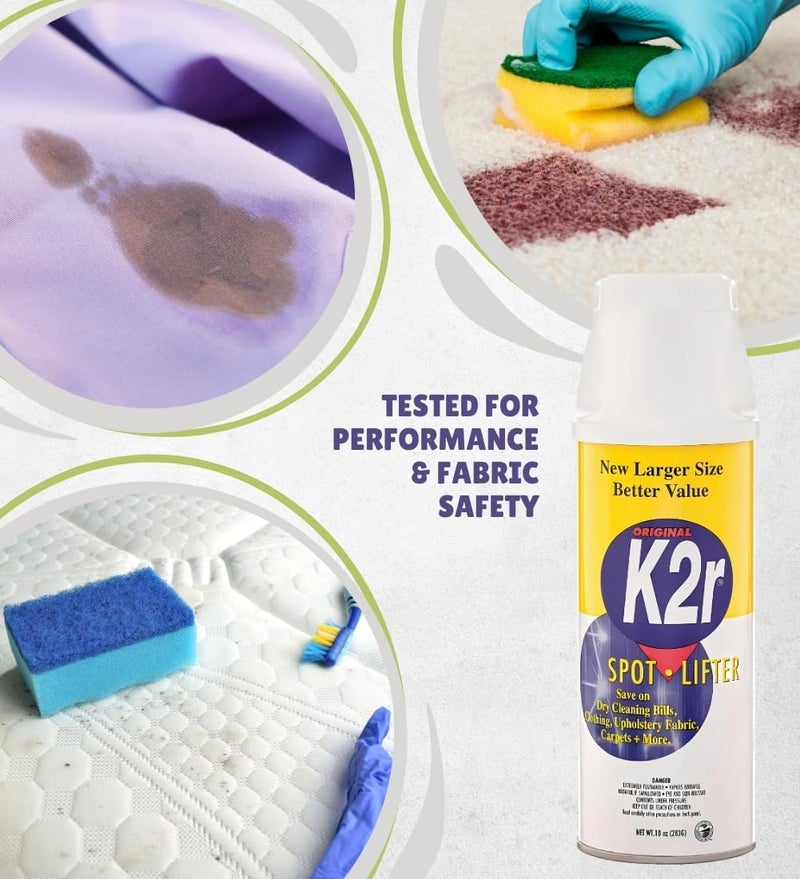 K2R No Scent Spot Treatment Stain Remover 10 Oz Spray - Image 5