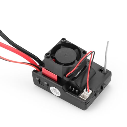 HAIBOXING 1/12TH 1/16TH Scale RC Cars Part Receiver, Brushless RC Truck Spare Parts Brushless ESC/Receiver with Cooling Fan Apply to 903A & 16890A (E785) - Image 3