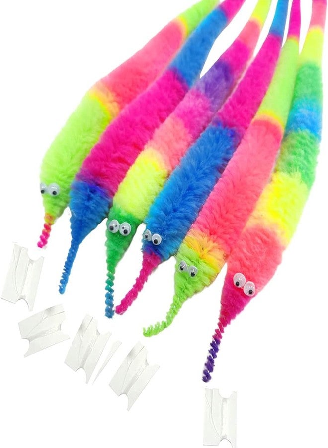 MilesMagic Magician's Twisty Worm Gimmick | Moving Funny Wiggly Fuzzy Worms Obedient on Invisible Thread String Close Up Magic Trick, 1 Piece (Multicolor) - Image 3