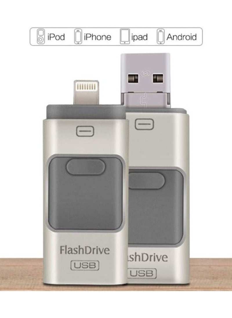 ELTRAZONE 3-In-1 OTG USB 3.0 Memory Stick Pen Drives for iPhone/iPad/Android /PC (256GB, Silver)  - Image 3