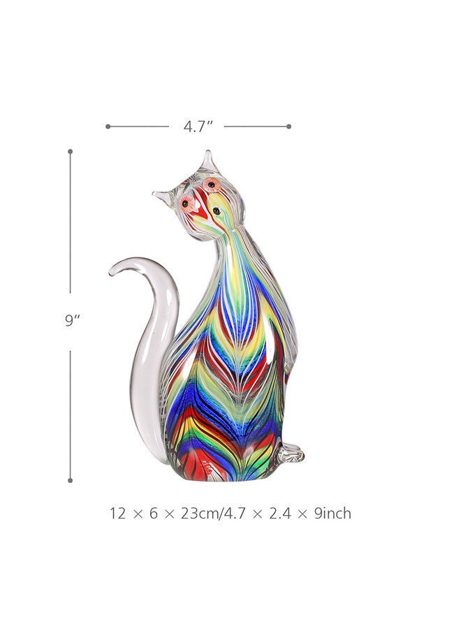 NIBEMINENT Kitten Gift Glass Ornament Multicolour 1.98kg - Image 5