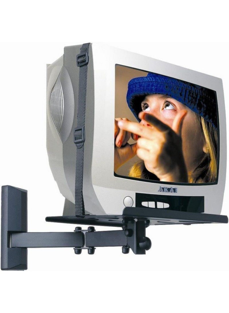 BioTech Tube TV Hanger Bracket 37-42 Screen Movable TV Hanger Bracket Black  - Image 3