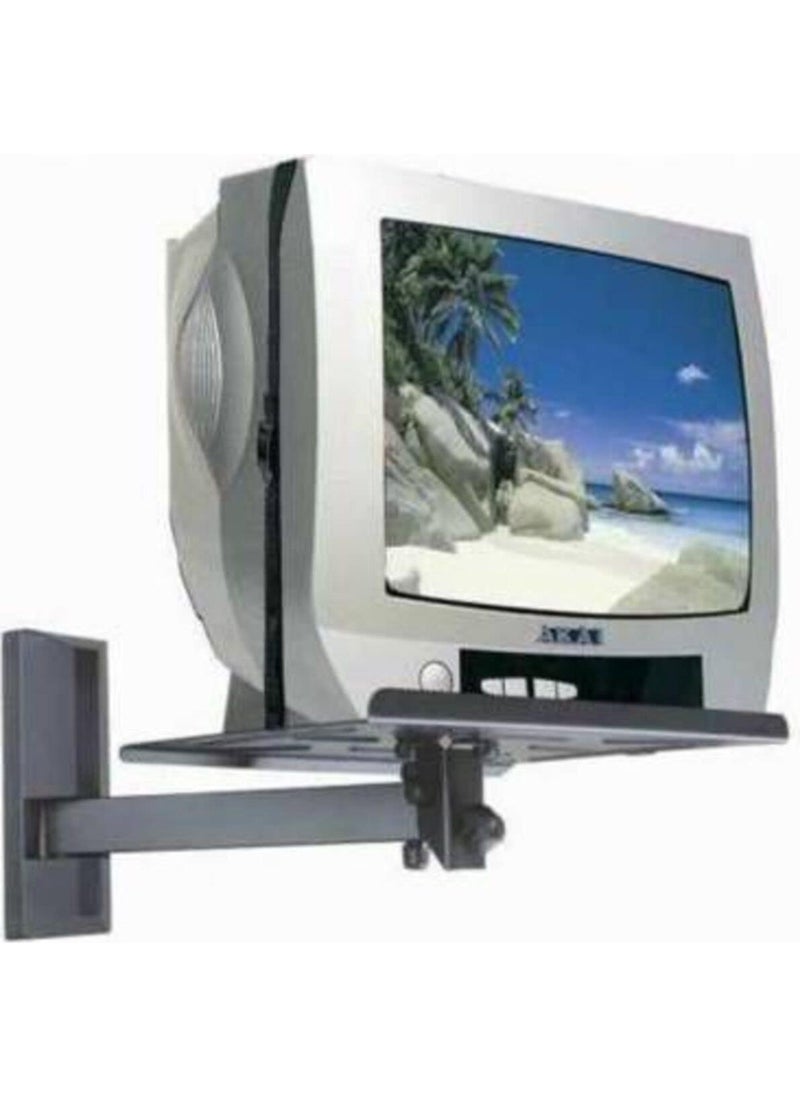 BioTech Tube TV Hanger Bracket 37-42 Screen Movable TV Hanger Bracket Black  - Image 1