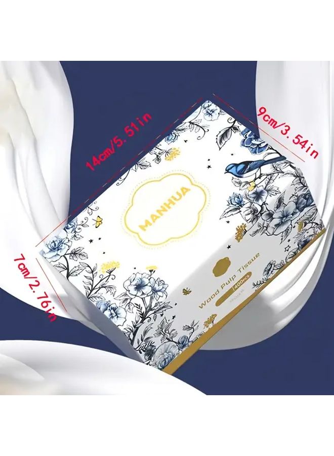 2 Packs 800 Sheets 5 Layer Thick Embossed Paper Towels Large Capacity For Kitchen Bathroom - Image 4