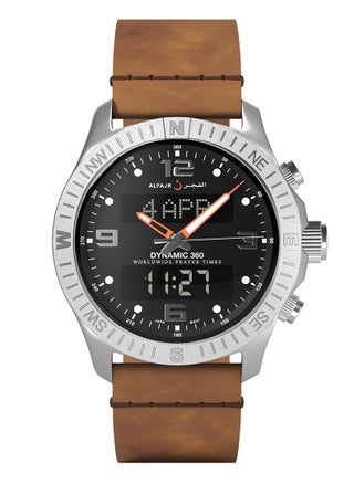 Al Fajr Dynamic 360 Analog+Digital Leather Strap - WH-24 -44mm- Brown - pzsku/ZF4781B8F8A406DF47834Z/45/1746188554/1ec01f3e-866e-4fa1-9fc2-44bfd10ee561