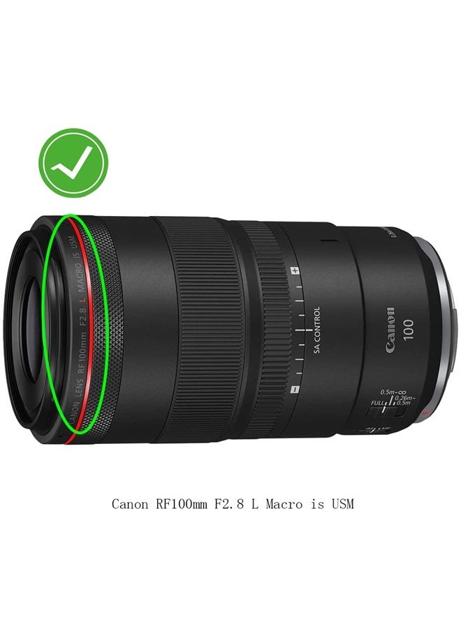 HUIPUXIANG 67mm Lens Cap Cover Compatible with Canon RF100-400mm F5.6-8 is USM,RF 100mm F2.8 L Macro is USM,HUIPUXIANG [2 Pack] 