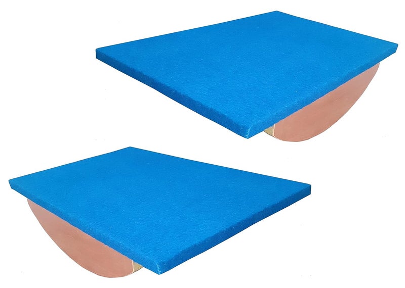 TYCOON PHYSIO SOLUTIONS Wooden Balance Board Foot Rocker Leg Exerciser Occupational Physio Therapy,Simply fit Board & Balance Board (Its Safe Balancing Board) - Image 3