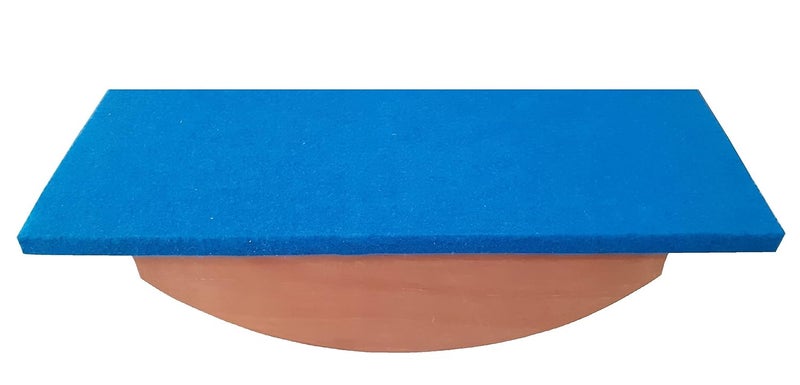 TYCOON PHYSIO SOLUTIONS Wooden Balance Board Foot Rocker Leg Exerciser Occupational Physio Therapy,Simply fit Board & Balance Board (Its Safe Balancing Board) - Image 1