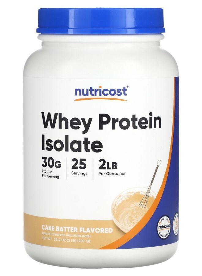 Whey Protein Isolate Cake Batter 2 lb (907 g)