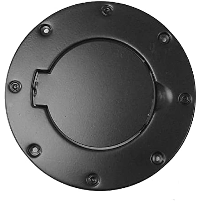 غطاء غاز Rugged Ridge باب غير مقفل، 1122901 أسود يناسب 19972006 جيب رانجلر TJ