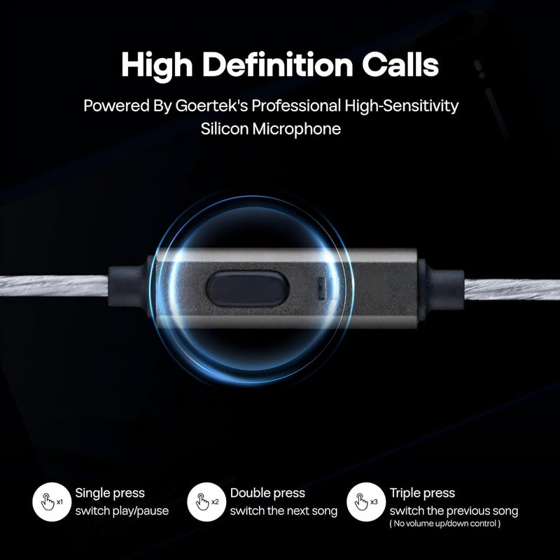 Linsoul SIMGOT EW300 1DD+1Planar+1PZT Hybrid Driver in Ear Monitor, Wired Earbuds IEM, Gaming Earbuds with Detachable Nozzles, Silver-Plated OFC IEM Cable for Audiophile Musician (EW300 DSP) - Image 5