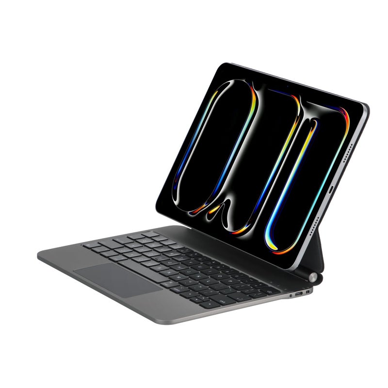 mobee Magic Keyboard Case for iPad Pro 11 inch 4th3rd2nd1st Gen iPad Air 11 inch M4M3M2 202620252024 109 iPad Air 5th 4th Generation Magnetic Keyboard Case Trackpad Backlit - Image 2