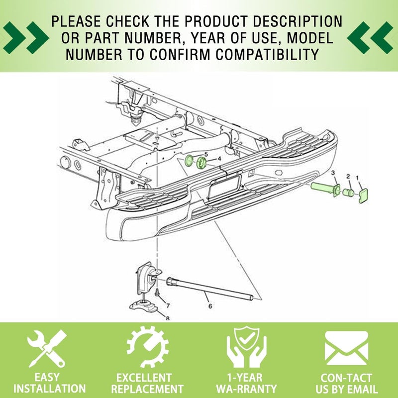omoZone Spare Tire Carrier Lock Cylinder Cover Kit - Image 5