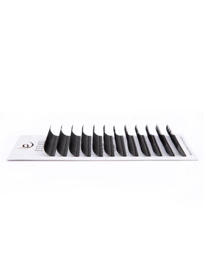 EYEMEI - H Extensions 0.20Mm D Curl 14Mm Black Natural Faux Mink Eyelash Extensions Single Length 3D False Eyelashes Professional Use By Eyemei - Image 1