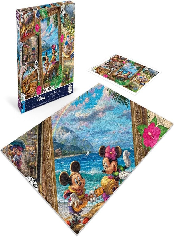 Ceaco - Thomas Kinkade - Disney - Travel Collage - 2000 Piece Jigsaw Puzzle - Image 4