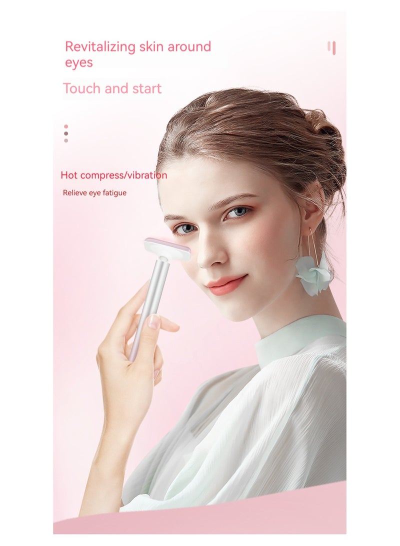 ASIV Electric eye treatment device with red light for facial and neck treatment | Four-in-one light therapy massager | Revitalize collagen protein | Remove wrinkles and anti-aging | Portable rechargeable - Image 2