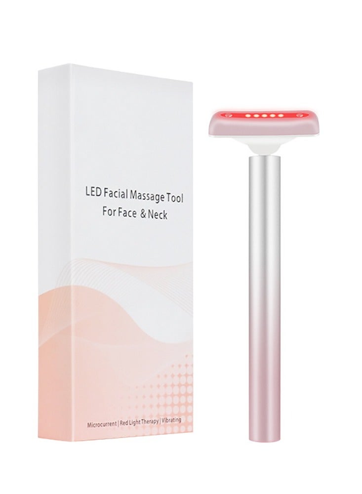 ASIV Electric eye treatment device with red light for facial and neck treatment | Four-in-one light therapy massager | Revitalize collagen protein | Remove wrinkles and anti-aging | Portable rechargeable - Image 1