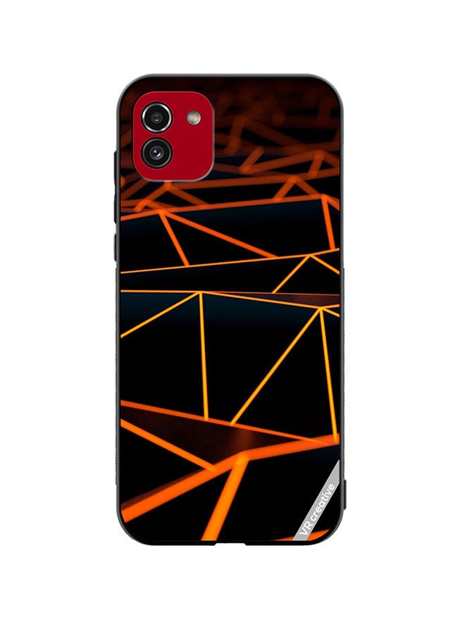 VR CREATIVE Protective Case Cover For Samsung Galaxy A03 Layer Design Multicolour - Image 1