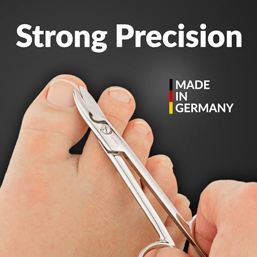 marQus - Toenail Scissors made in Germany - for precise cutting of thick nails, suitable as pedicure tool, with Premium Storage Case - Image 2