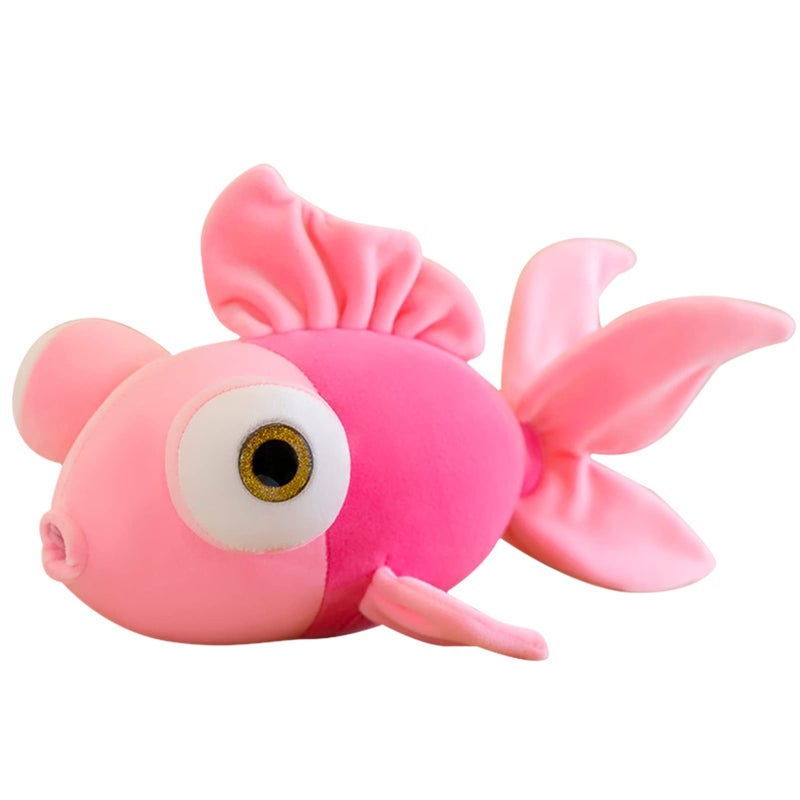 CHELEI2019 13.8"" Goldfish Stuffed Animal Soft Cute Fish Plush Pillow Toy Gift for Girls Pink - Image 1