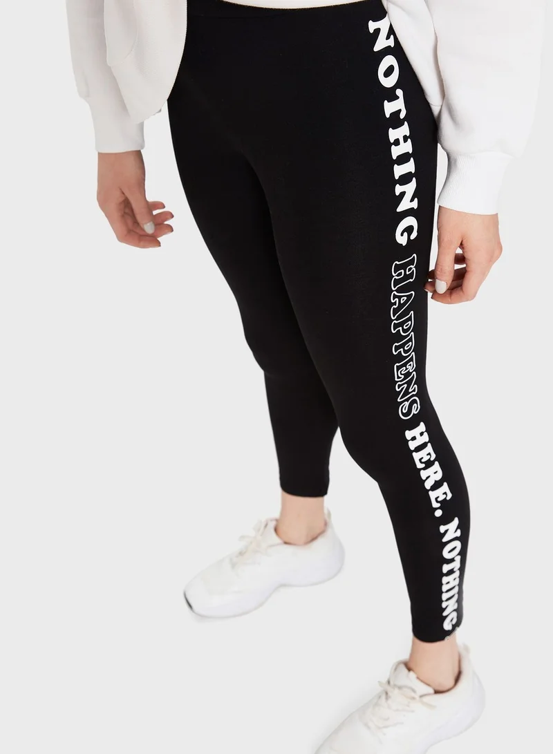 LC WAIKIKI Slogan Tights